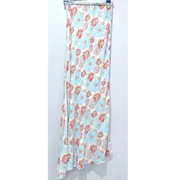 Free people tie wrap floral flowy shirt - Picture 4 of 6